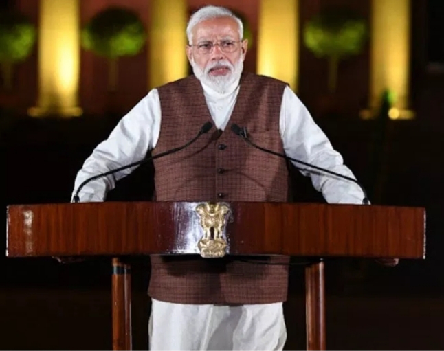 नरेंद्र मोदी 30 मई को शाम सात बजे दूसरी बार प्रधानमंत्री पद की शपथ लेंगे