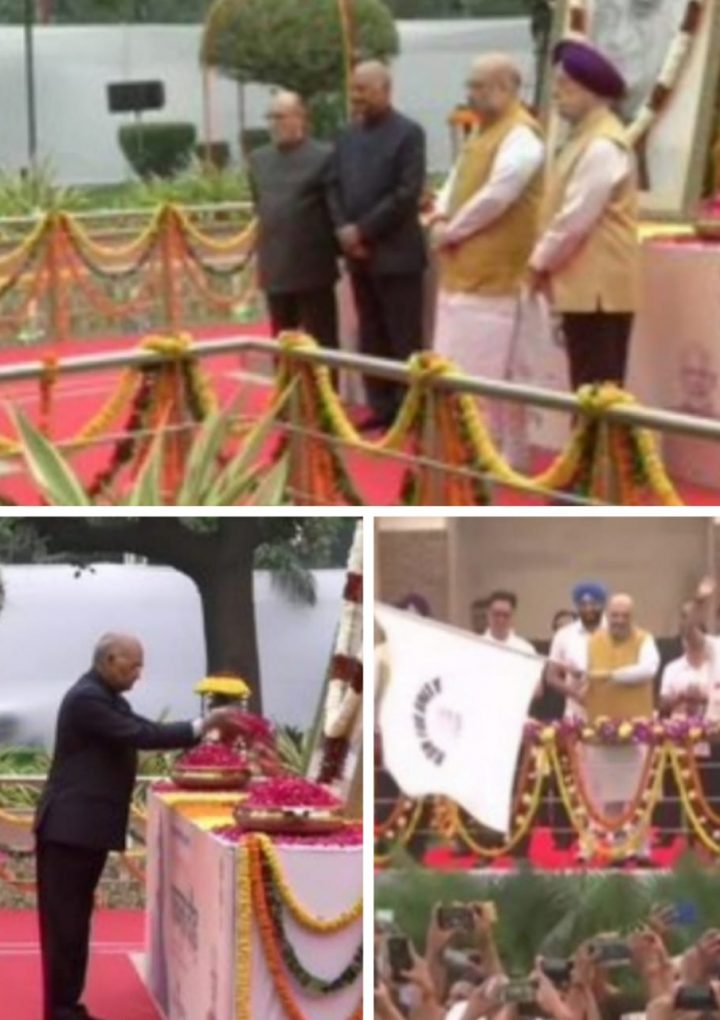 राष्ट्रपति , गृहमंत्री ने लौह पुरूष को किया याद