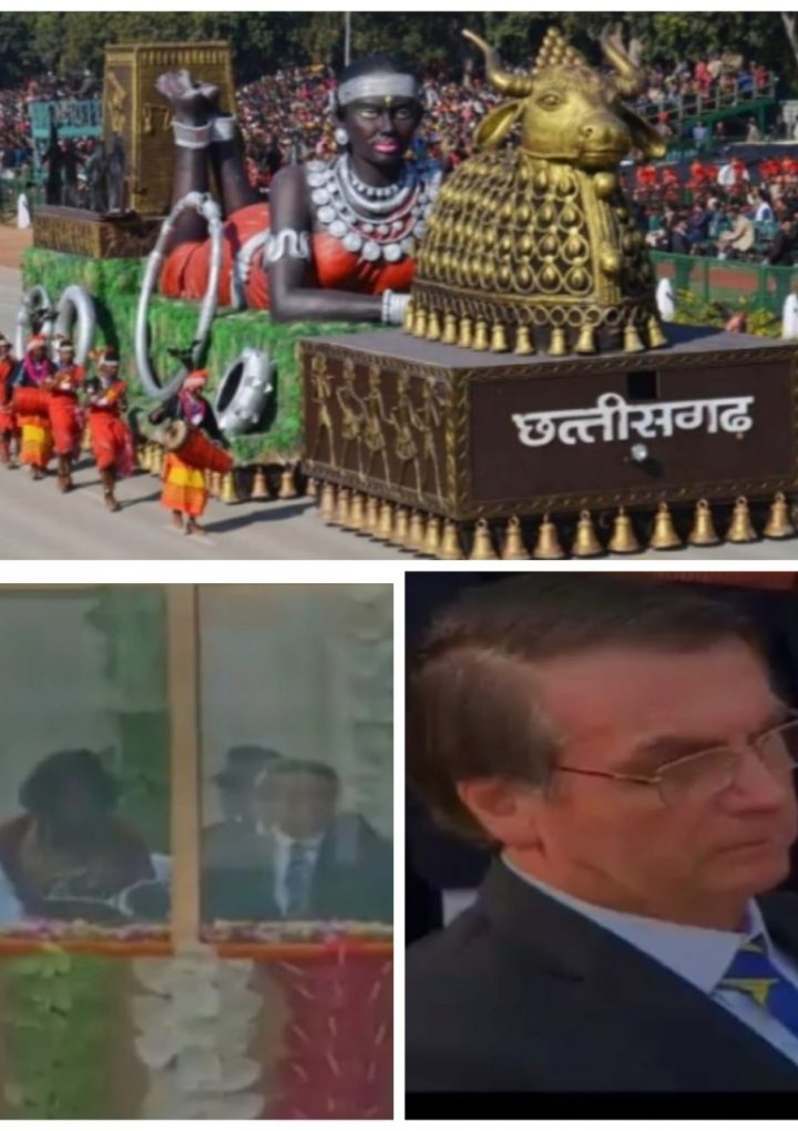 राजपथ पर छत्तीसगढ़ी झाँकी ने बिखेरी मधुर छटा