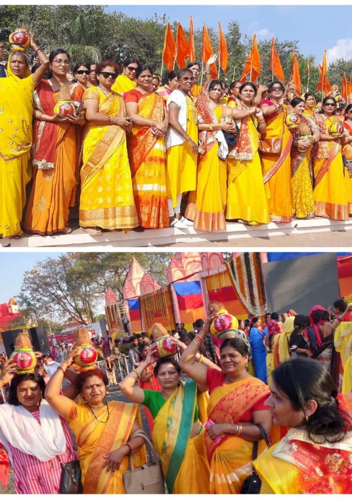 आज कलश यात्रा के साथ हुआ नर्मदा गौ कुम्भ शुभारंभ