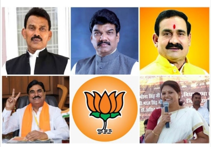 मध्यप्रदेश में पाँच ने ली मंंत्री पद की शपथ