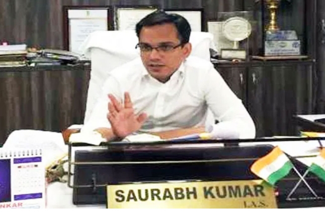 सौरव कुमार बने रायपुर के प्रभारी कलेक्टर