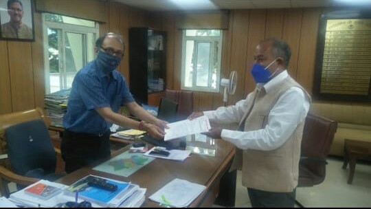 डाकपत्थर बैराज की सुरक्षा को मुख्य सचिव से मोर्चा ने लगायी गुहार
