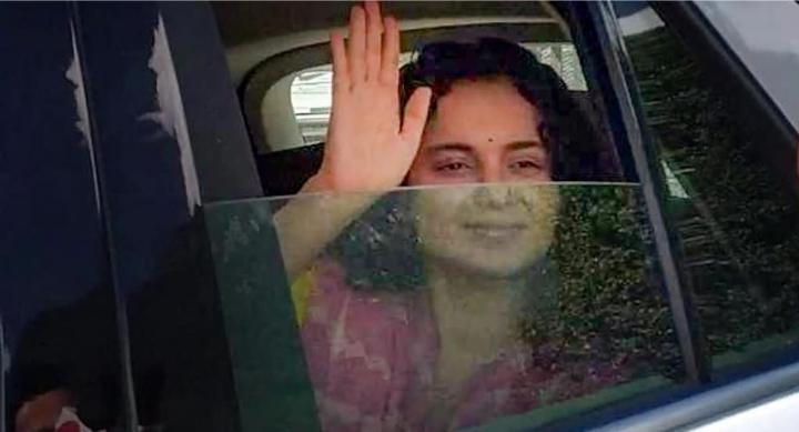 कड़ी सुरक्षा के बीच अभिनेत्री कंगना आज पहुँचेंगी मुम्बई