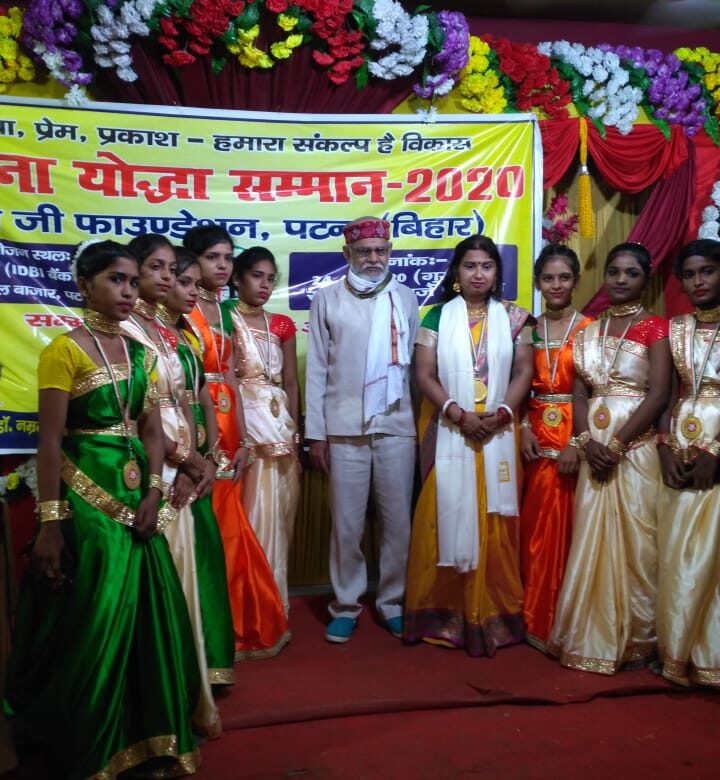 करोना योद्धाओं का हुआ सम्मान
