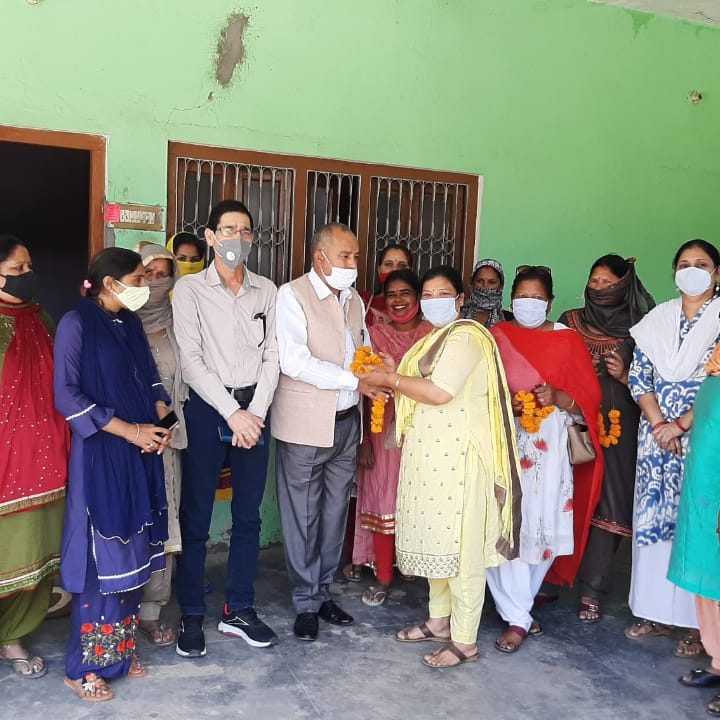 एनआरएलएम के तहत कार्य कर रहे समूहों को लाभ मिलने पर मोर्चा अध्यक्ष का किया अभिनंदन