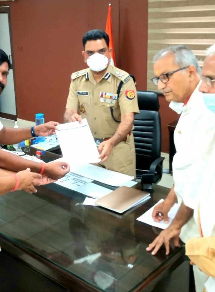 व्यापारियों ने दिया पुलिस कमिश्नर को ज्ञापन