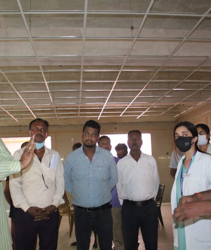 कोरोना की तीसरी लहर से पहले चालू करें एन.आई.सी.यू.।विधायक ने निरीक्षण कर की मांग