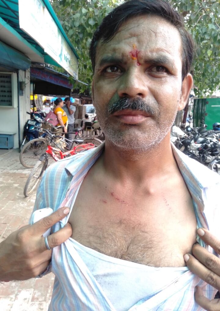 गार्ड ने कर्मचारियों पर लगाया फ़र्ज़ी आरोप