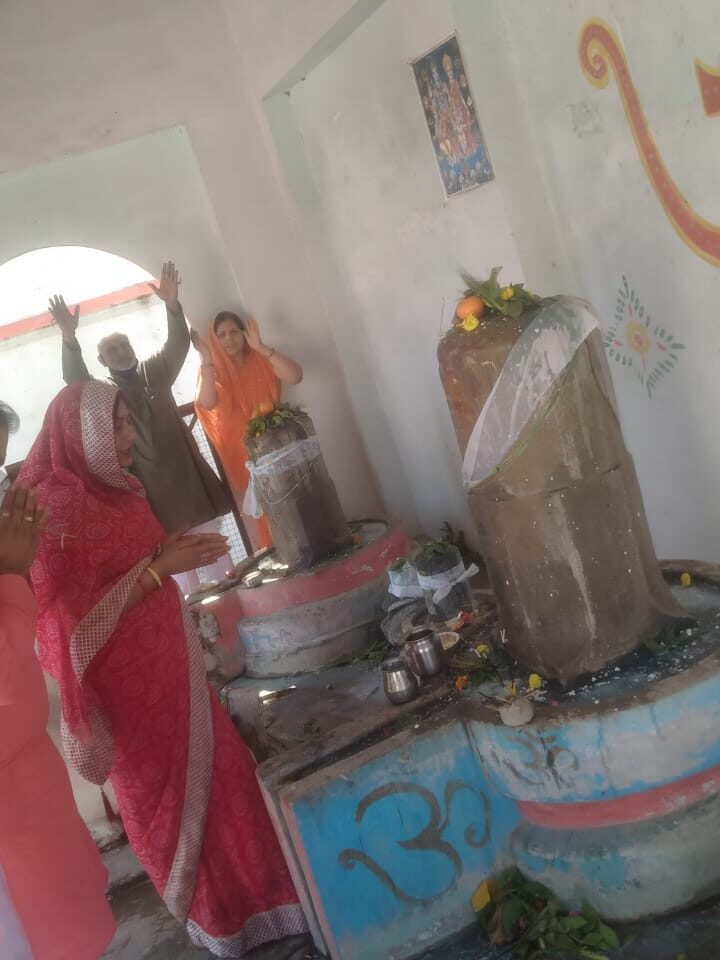 लोहरा में शिव लिंगों का हुआ अभिषेक