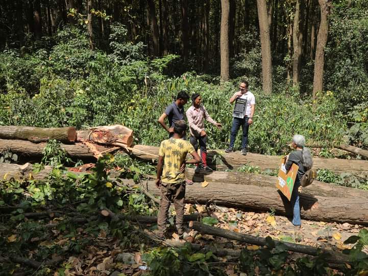 प्रभागीय भ्रष्टाचार में डूबा वनाधिकारी आर के दीक्षित की दबंगई का खौफ, शिकायतकर्ता दुबके घरों में पेड़ों की कटान जोरों पर