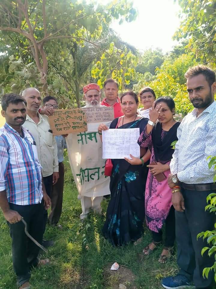 नीम पद यात्रा यूथ हॉस्टर से गांधी मूर्ति तक – पटना बिहार