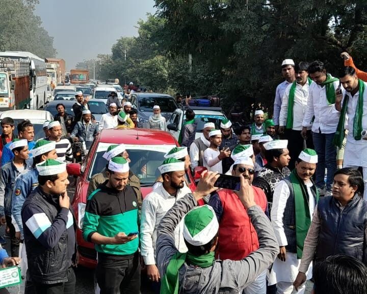 *भारतीय किसान यूनियन (तोमर) के युवा जिला अध्यक्ष के नेतृत्व ने NH 58 हाइवे किया जाम।।*