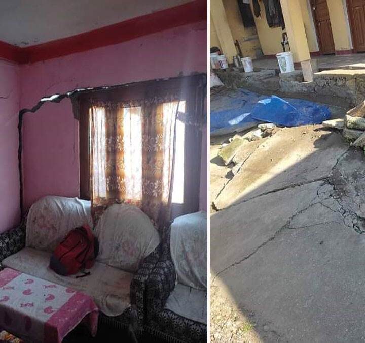 भू धंसाव जोशीमठ में उत्तराखंड सरकार के लिए चुनौती 25000 से अधिक जनमानस  प्रभावित