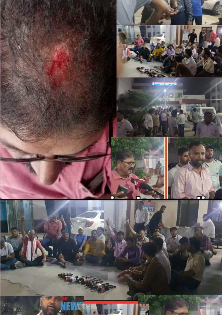 हरिद्वार के तीन वरिष्ठ पत्रकारों पर हुआ जानलेवा हमला, तीनों ही पत्रकार गये थे केवरेज पर, -AMJA UTTRAKHAND
