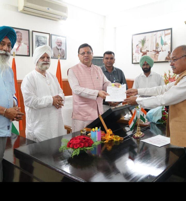 निरंकारी मिशन की अधिग्रहित भूमि वापस दिलाने मोर्चा ने दी मुख्यमंत्री दरबार में दस्तक