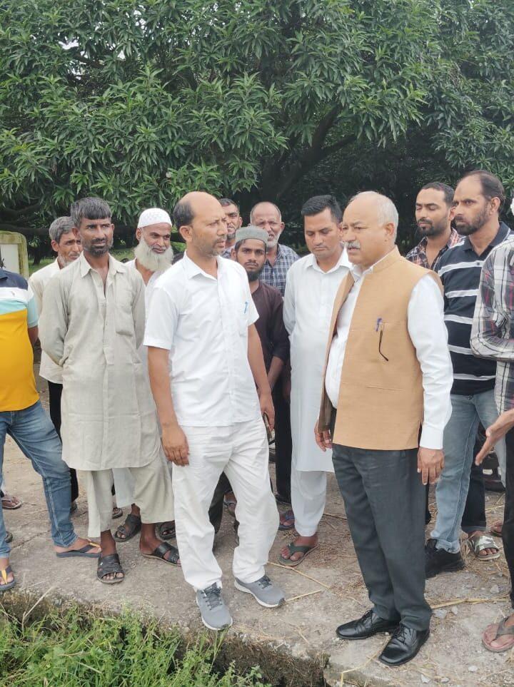 कब्रिस्तान मसले का हल प्रशासन और यूजेविएनएल की मध्यस्थता से करवाएगा मोर्चा